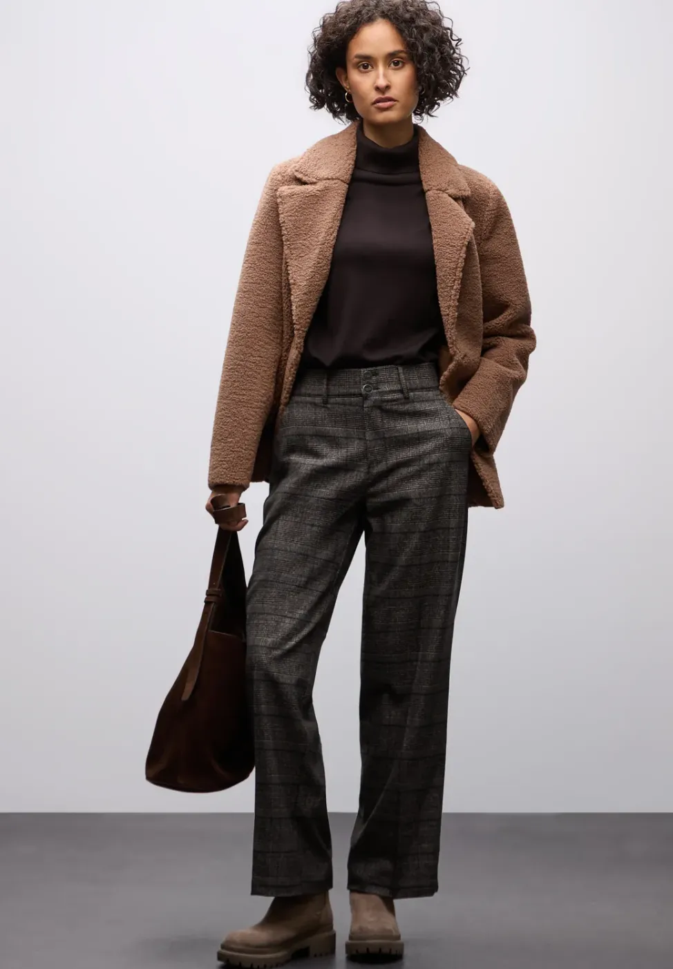 Pantalon à carreaux Straight Legs