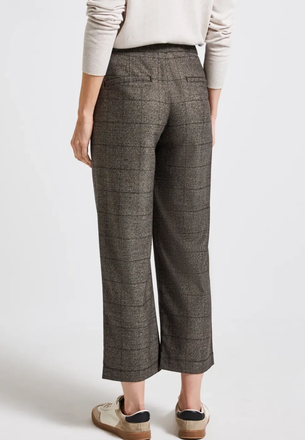 Pantalon à carreaux Straight Legs