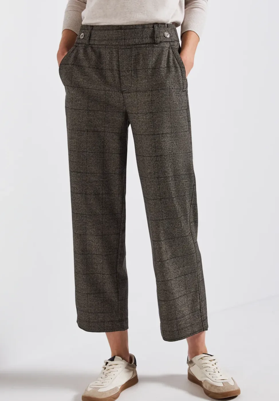 Pantalon à carreaux Straight Legs