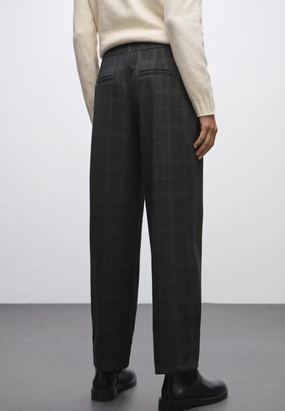 Pantalon à carreaux Straight Legs
