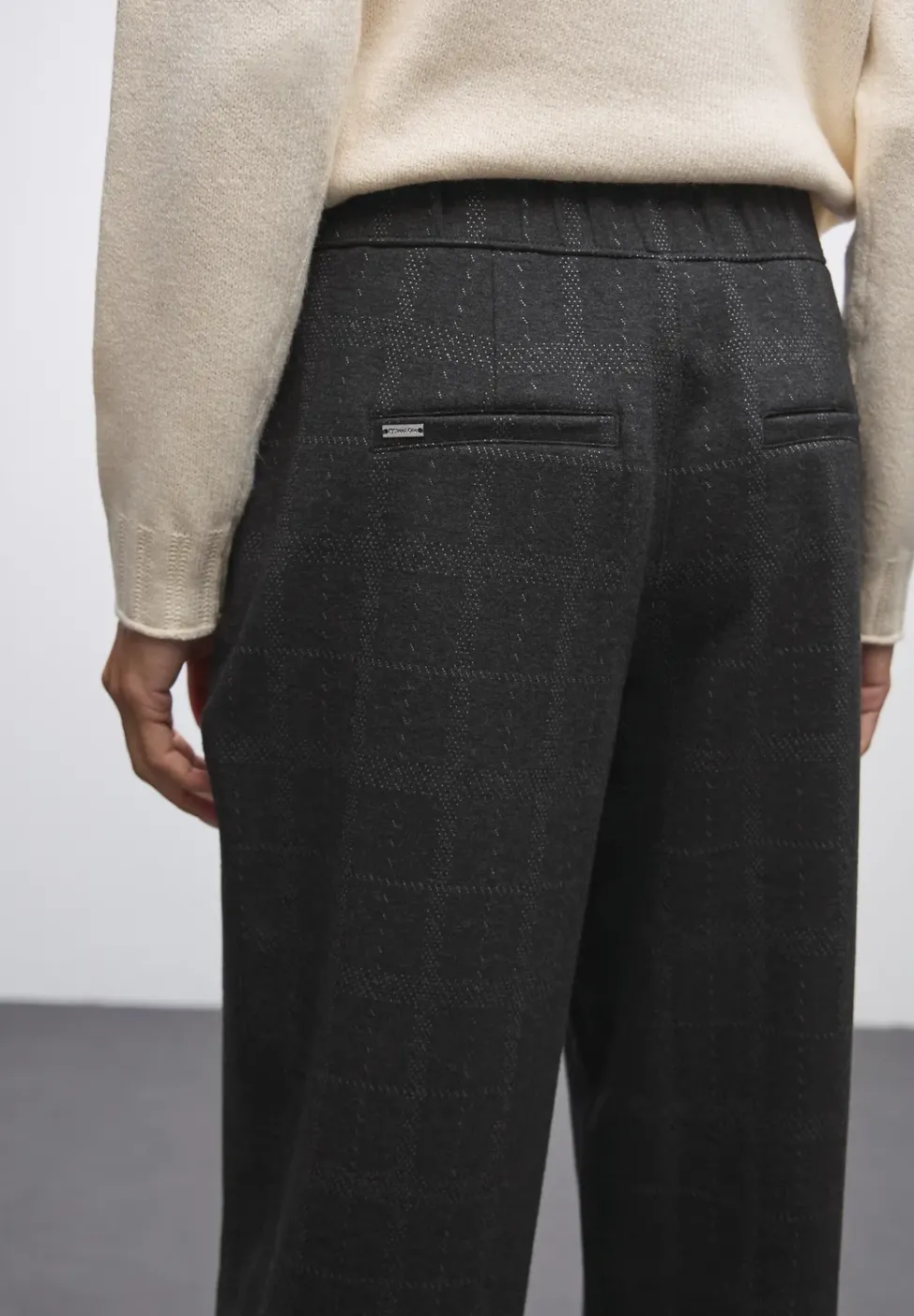 Pantalon à carreaux Straight Legs