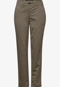 Pantalon chiné avec détail