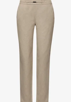 Pantalon chiné avec détail