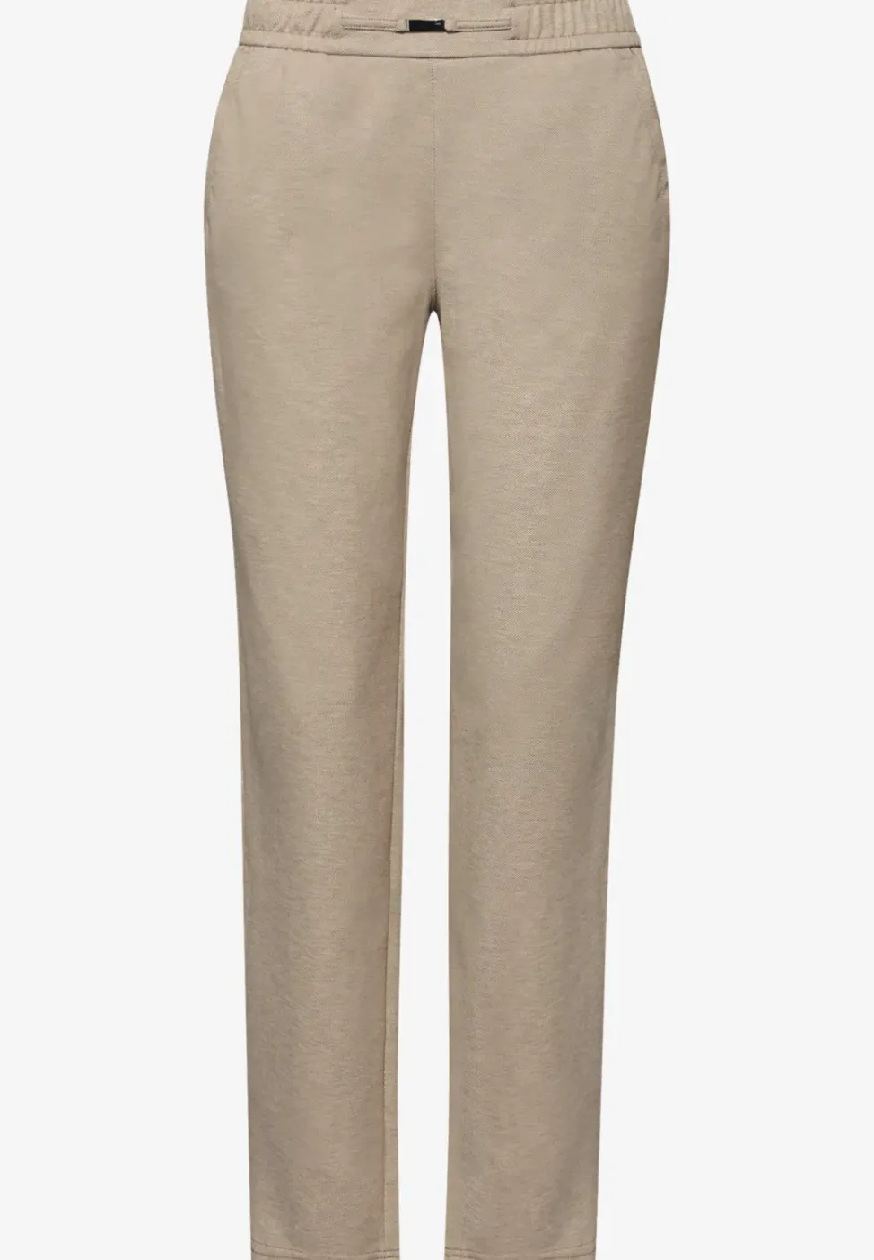 Pantalon chiné avec détail