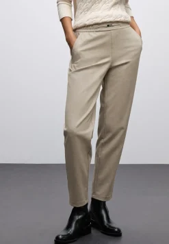 Pantalon chiné avec détail