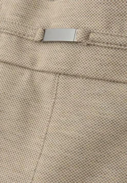 Pantalon chiné avec détail