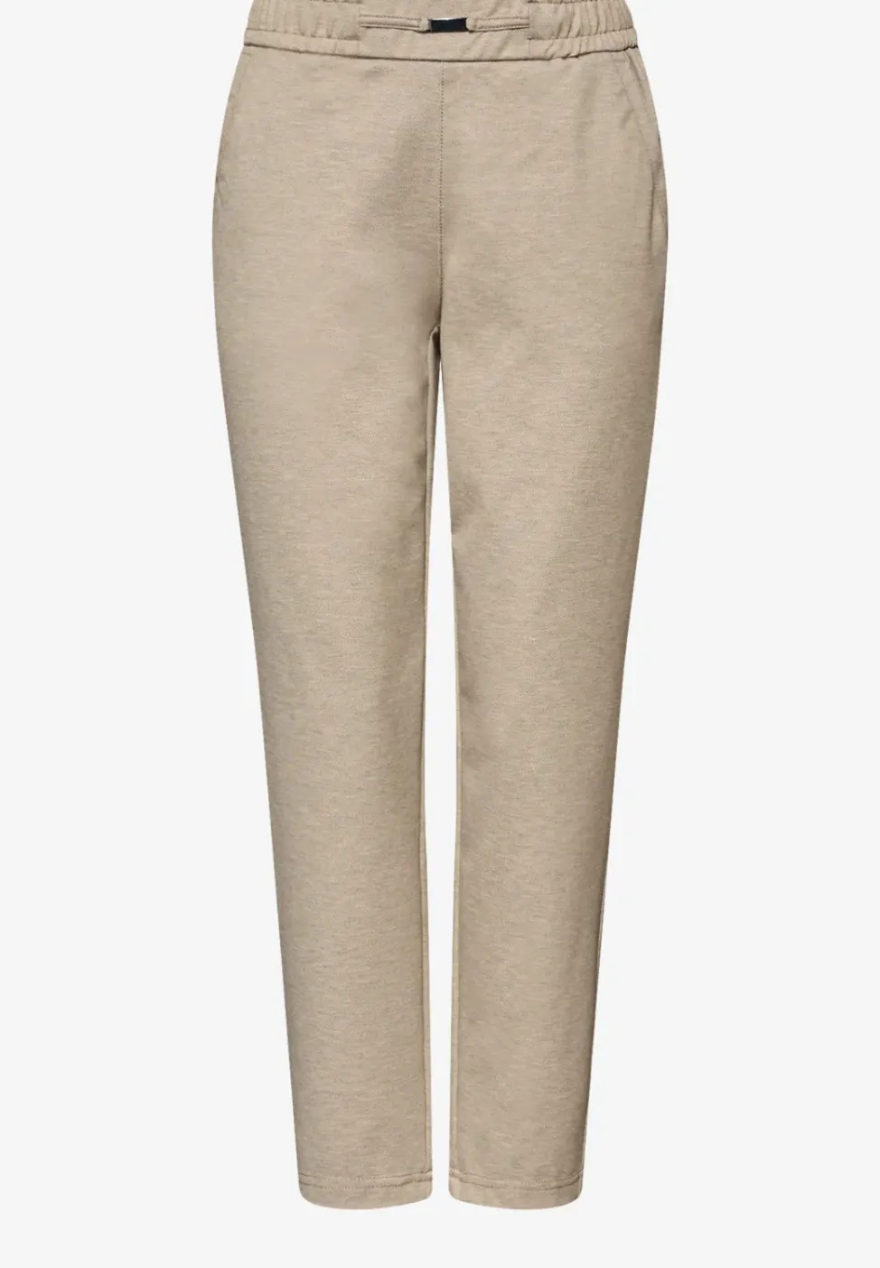 Pantalon chiné avec détail
