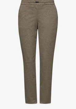 Pantalon chiné avec détail