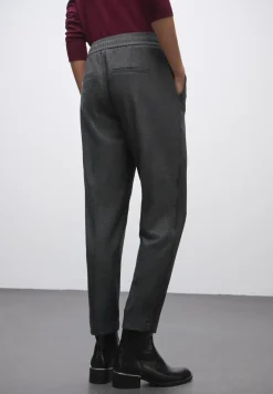 Pantalon chiné avec tape