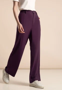 Pantalon coupe ample en viscose