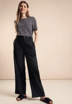 Pantalon coupe ample en viscose