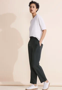 Pantalon coupe ample en viscose