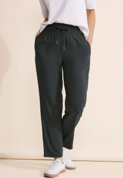 Pantalon coupe ample en viscose