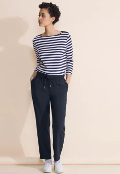 Pantalon coupe ample en viscose