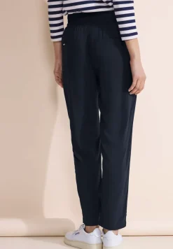 Pantalon coupe ample en viscose