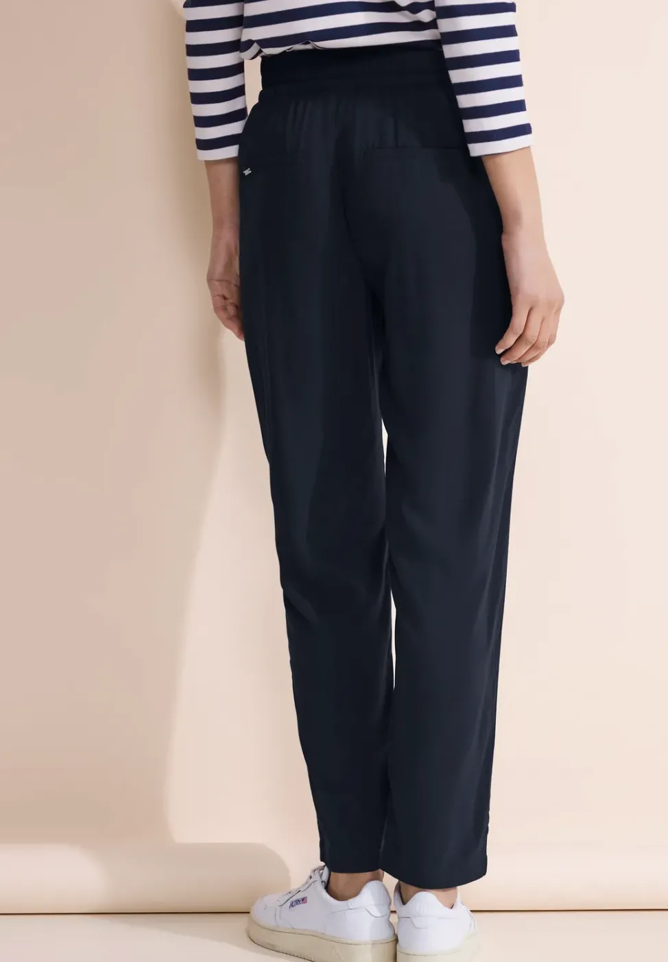 Pantalon coupe ample en viscose
