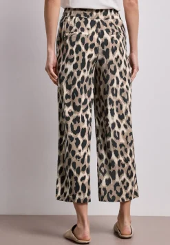Pantalon coupe large en style ample à imprimé