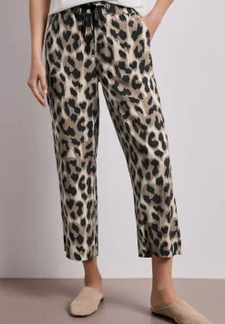 Pantalon coupe large en style ample à imprimé