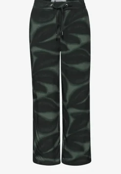 Pantalon coupe large en style ample à imprimé