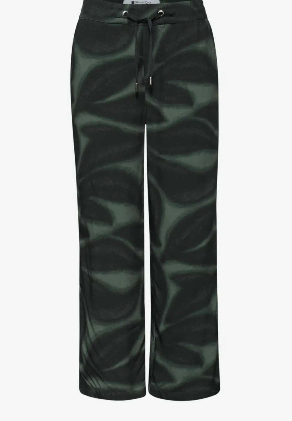 Pantalon coupe large en style ample à imprimé