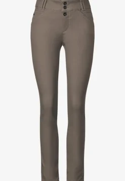 Pantalon coupe slim avec coating