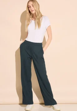 Pantalon crash à jambes larges