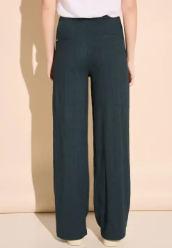 Pantalon crash à jambes larges