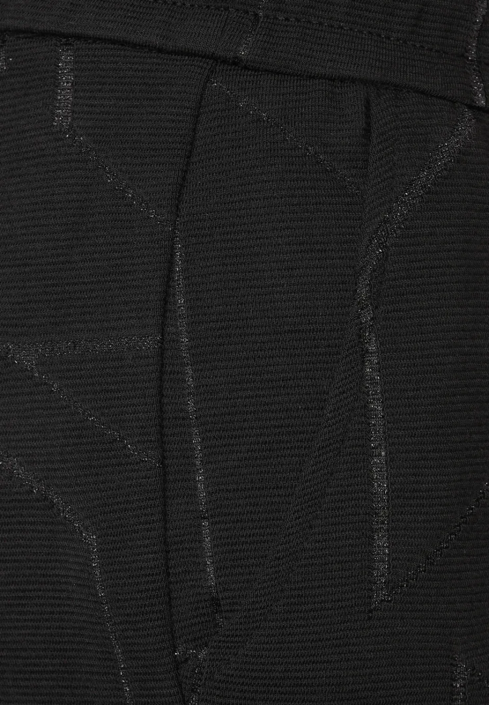 Pantalon culotte jacquard coupe ample