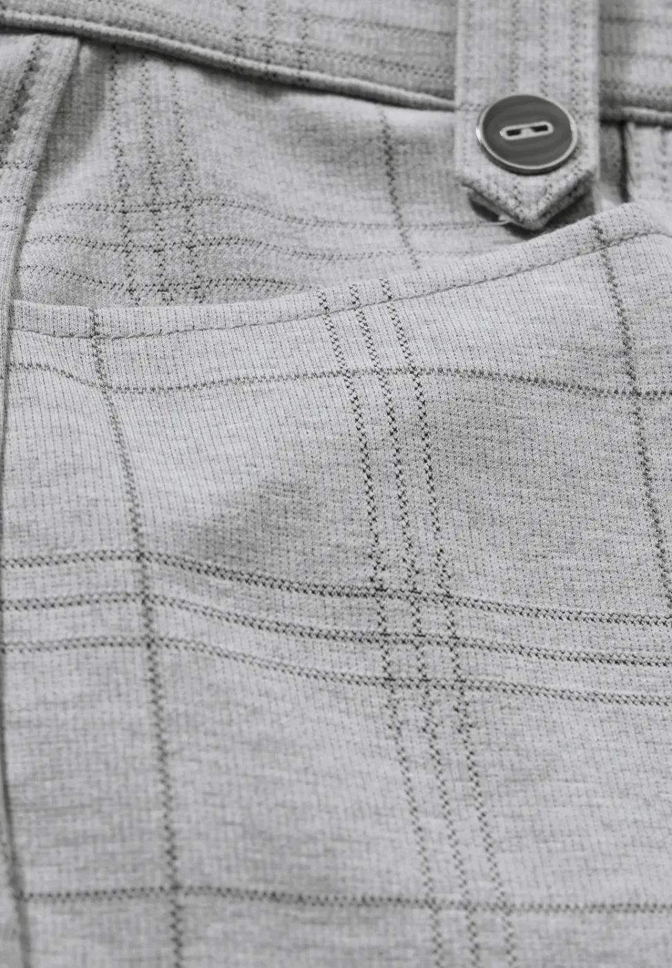 Pantalon droit à carreaux