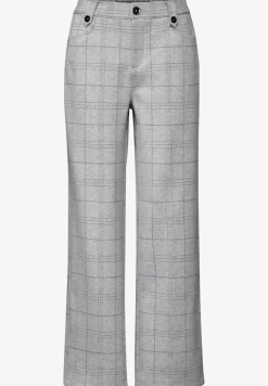 Pantalon droit à carreaux