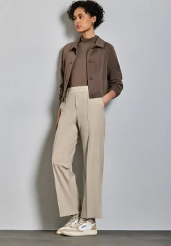 Pantalon droit mélangé