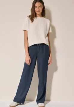 Pantalon à effet mélangé