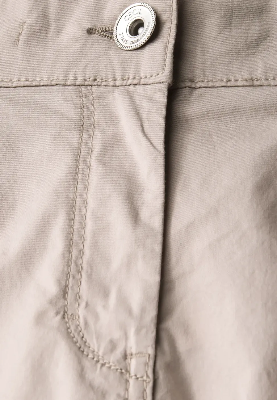 Pantalon 3/4 en coupe casual