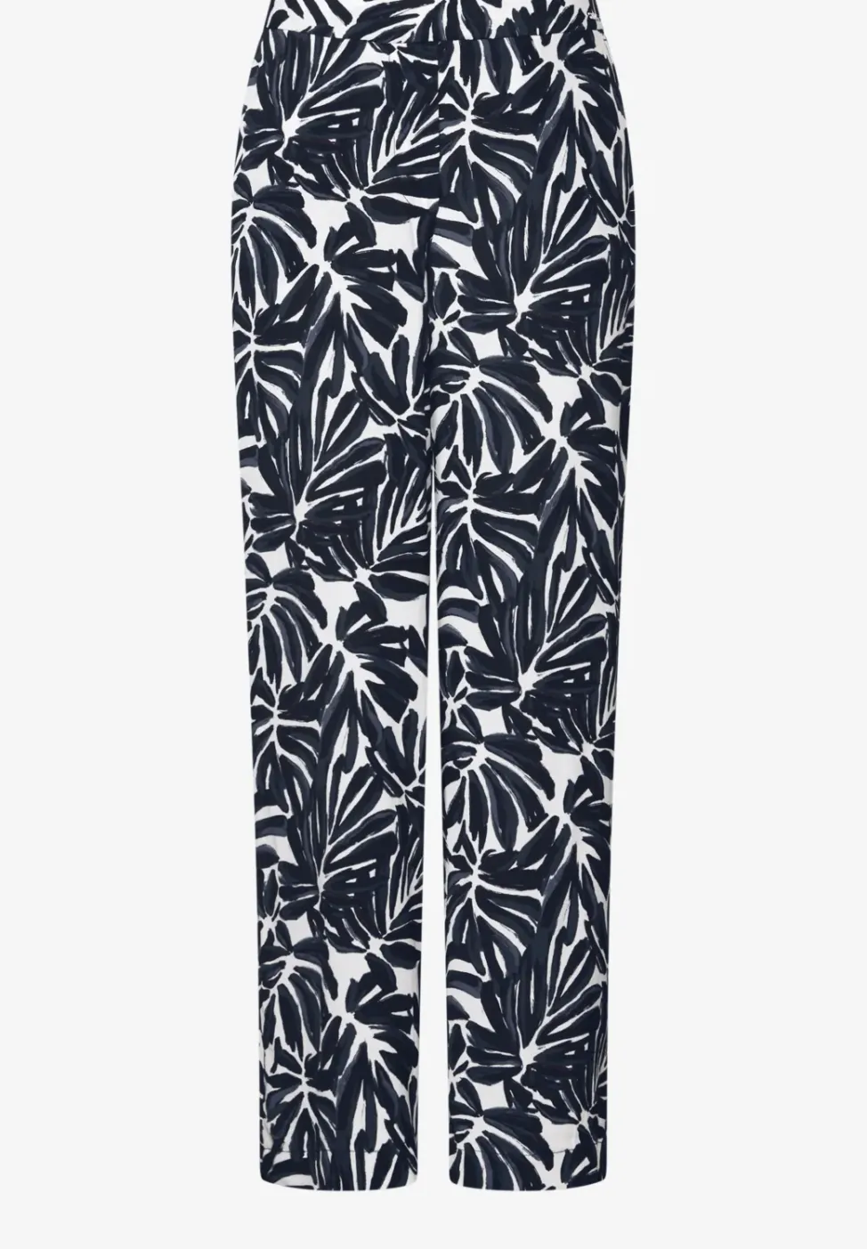 Pantalon en crêpe à motifs