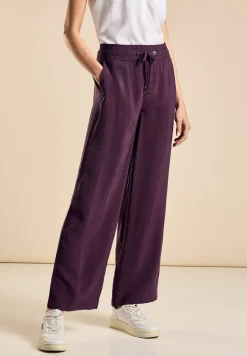 Pantalon en Cupro à jambes larges