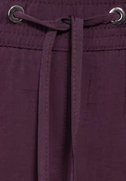 Pantalon en Cupro à jambes larges