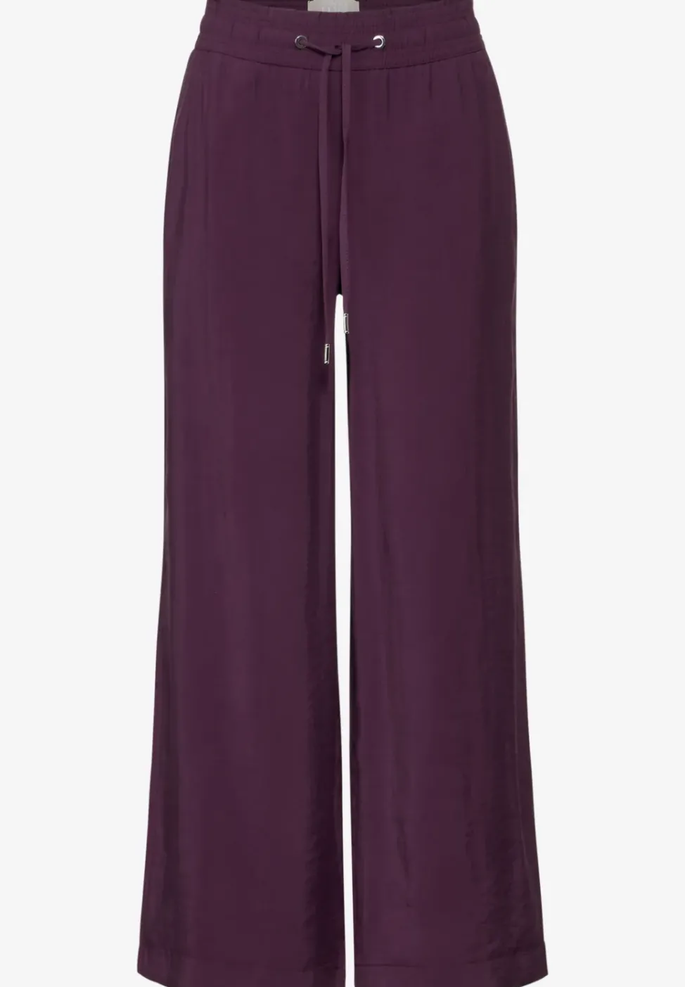 Pantalon en Cupro à jambes larges