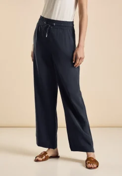 Pantalon en Cupro à jambes larges