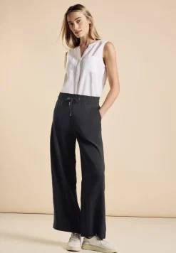 Pantalon en Cupro à jambes larges