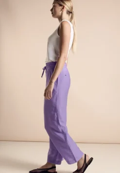 Pantalon en Cupro à jambes larges