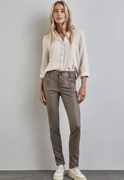 Pantalon enduit