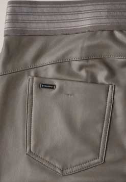 Pantalon enduit