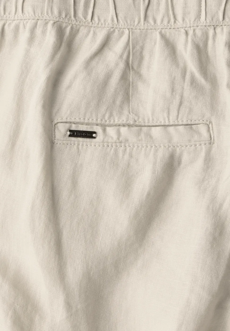 Pantalon en lin au look cargo