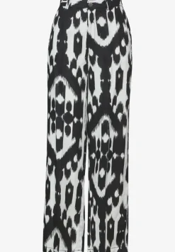 Pantalon en lin avec imprimé