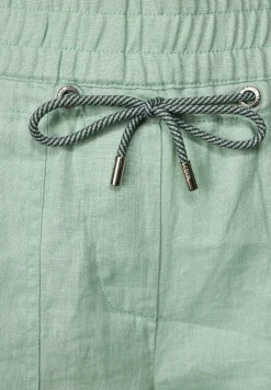 Pantalon en lin, coupe décontractée