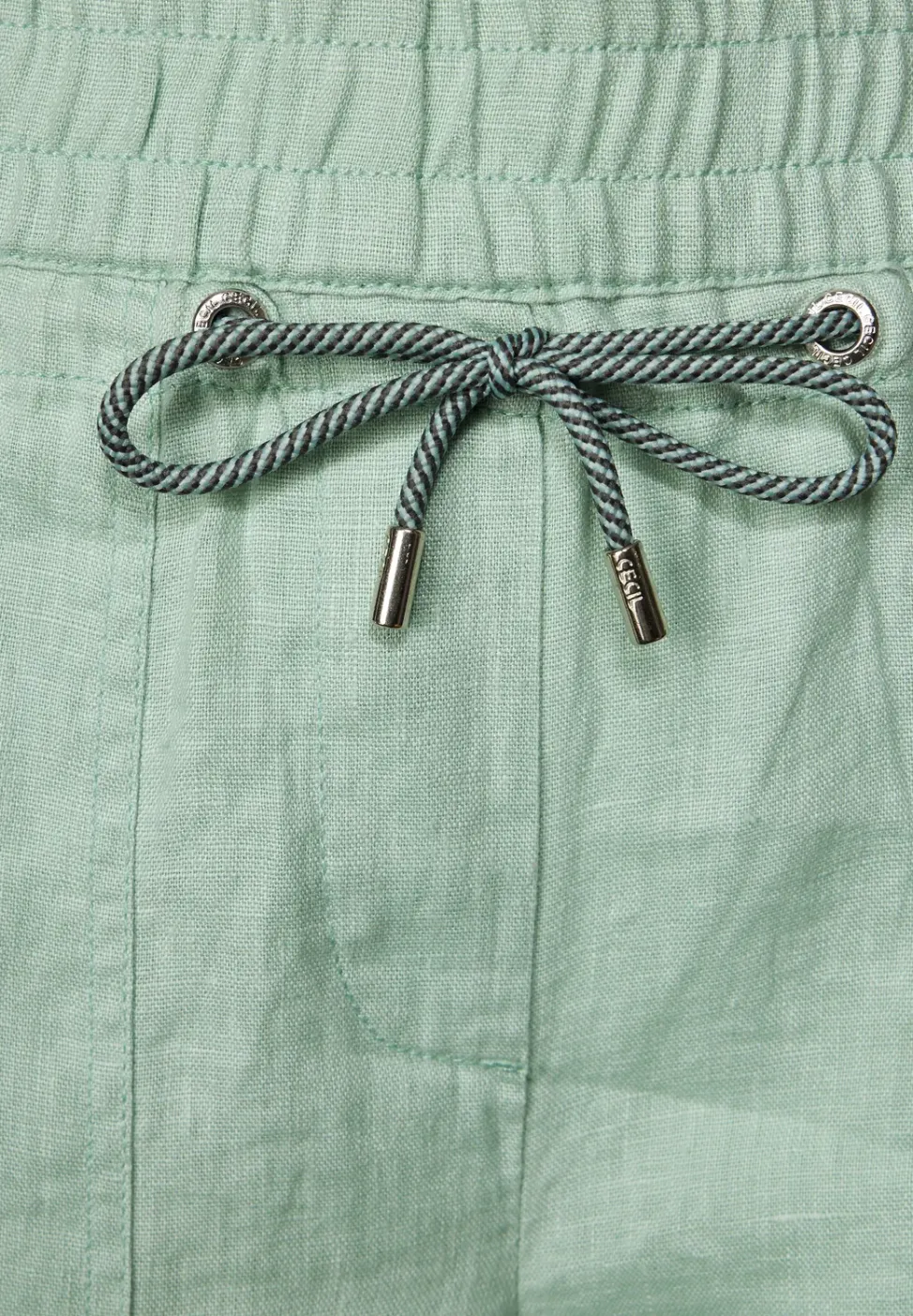 Pantalon en lin, coupe décontractée