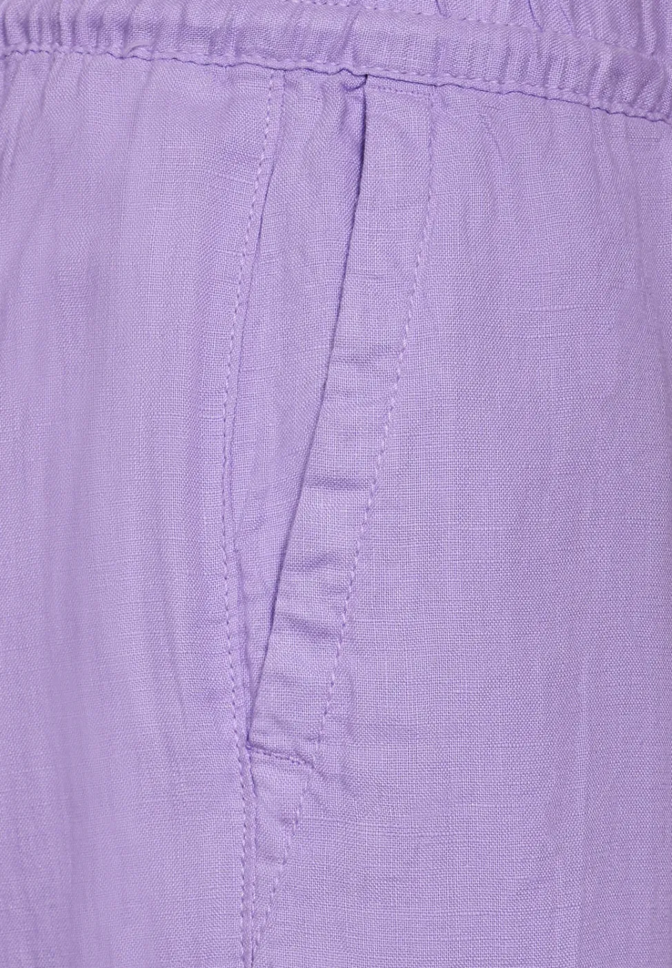 Pantalon en lin culotte 7/8