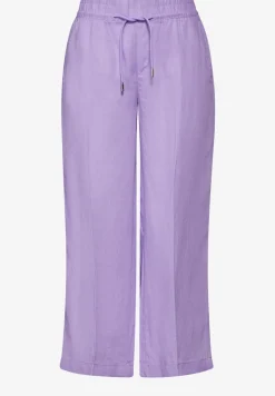 Pantalon en lin culotte 7/8