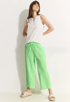 Pantalon en mousseline 7/8