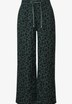 Pantalon en mousseline à motifs